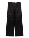 Tom Ford Pantalone Cargo in Viscosa Nera da donna