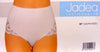 Slip Culotte in Cotone Jadea Mod. 07 In Pizzo Vita Alta Bianco/Nero