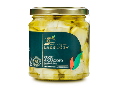 Barbuscia - Cuori di carciofo in olio di oliva 280 gr