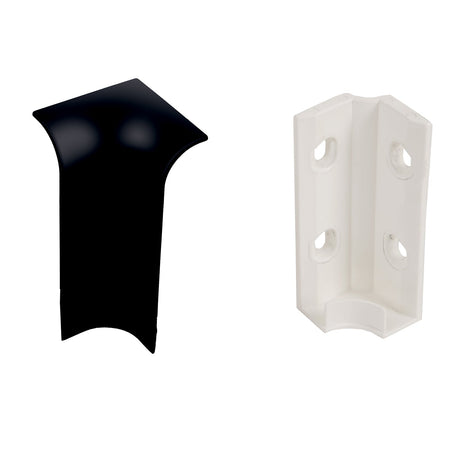 Angolo interno per battiscopa passacavi in resina "Smile Top" pavimenti da ufficio "Made in Italy"