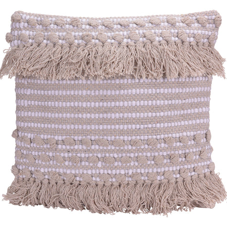 Cuscino imbottito in cotone decorativo per divano sfoderabile 45 x 45 cm