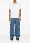 GCDS T-SHIRT ECO LOGO REGULAR T-SHIRT da uomo