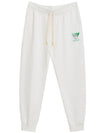 CASABLANCA Joggers Tennis Club Icon bianchi con ricami Casablanca da uomo