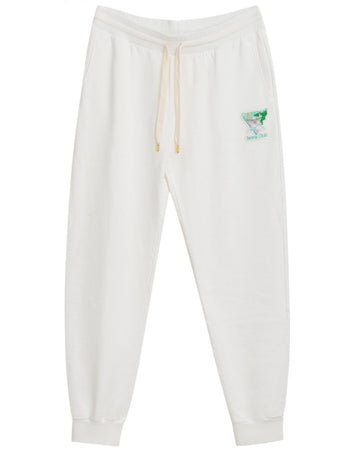 CASABLANCA Joggers Tennis Club Icon bianchi con ricami Casablanca da uomo