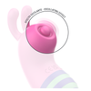 Vibratore stimolatore del clitoride a forma di ape vibrante in silicone con bottone oscillante