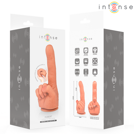 INTENSE HUBERT stimolatore punto G flessibile mano in silicone super morbido 14,2 CM