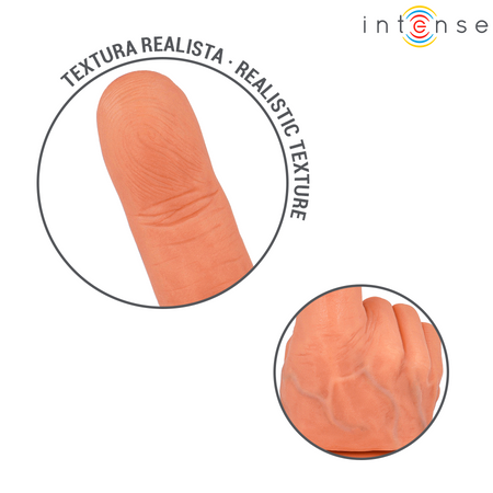 INTENSE HUBERT stimolatore punto G flessibile mano in silicone super morbido 14,2 CM