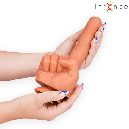 INTENSE HUBERT stimolatore punto G flessibile mano in silicone super morbido 14,2 CM