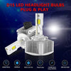 KIT LED D1S LED PER BMW SERIE 5 F10 F11 BIANCO 6000K CANBUS 12000LUMEN COPPIA