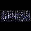 Tenda luminosa 196 led uso esterno luce fredda 6 x h 1 mt