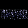 Tenda luminosa cavo Bianco 216 led uso interno ed esterno luce fredda 3,6 x h 120 cm