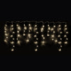 Tenda luminosa a led cascata da esterno decorazione natalizia 2,2 mt x h 80 cm