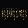 Tenda luminosa a led cascata da esterno decorazione natalizia 4,2 mt x h 50 cm