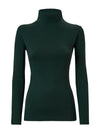 Ragno Maglietta da Donna a Collo alto in Caldo Cotone S16