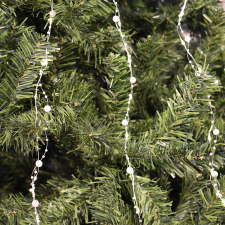 Tenda led luminosa con perle e nanoled  luci natale cascata da esterno 300 nanoled mt 1 x H 2 mt luce calda