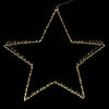 Stella luminosa in metallo con micro led decorazione natalizia da esterno
