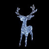 Renna luminosa a led decorazione natalizia per uso interno ed esterno h 110 cm