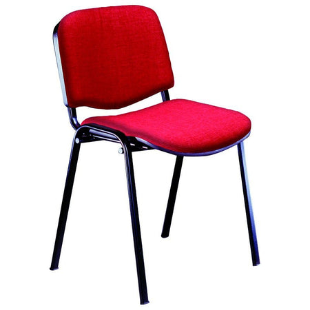 Poltroncina in tessuto da sala d'attesa con tavoletta reclinabile