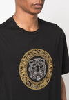 JUST CAVALLI T-SHIRT TIGER CRYSTAL da uomo