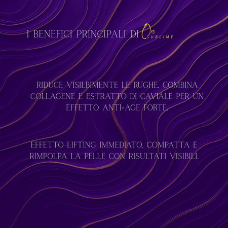 Crema Viso Oro 24K Sublime con Acido Ialuronico e Collagene – Effetto Lifting, Idratazione Profonda e Pelle Rimpolpata | AlohaLabs 75ml