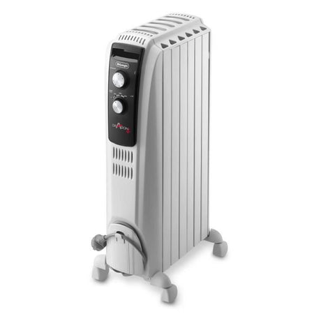 Radiatore a bagno d'olio Dragon4 DELONGHI - 1500W - 3 stadi di riscaldamento - Tecnologia Real Energy - Effetto camino