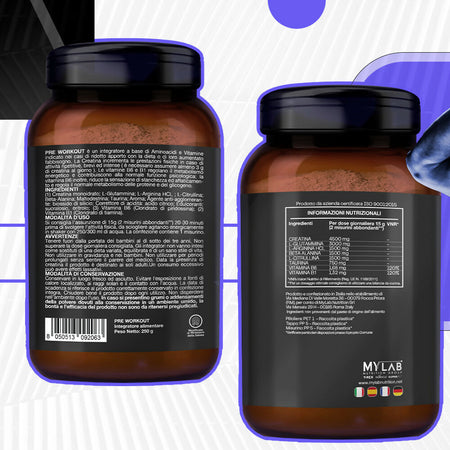 T-rex integratori pre workout, energy drink potente con creatina monoidrata, citrullina, taurina, arginina, beta alanina e vitamine - senza caffeina, 250 g (frutti di bosco, 250 g (confezione da 1))