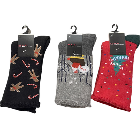 Mamma Mà 3 Calzini Invernale da Donna Xmas - Vari Disegni 2410S15