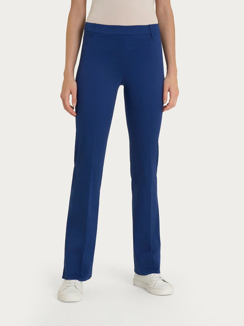 Ragno Pantalone flare con spacchetti in Satin Power DC62PC 2504S58
