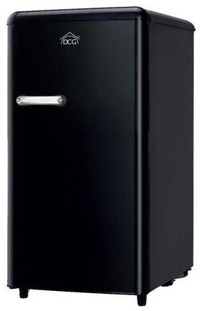 DCG FRIGO MONOPORTA LINEA RETRO' 100LT E NERO MF100B