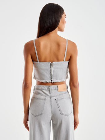 Jeans Vicolo Sidney  palazzo grigio