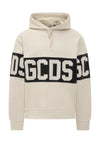GCDS FELPA BAND LOGO HOODIE da uomo