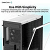 Case per PC senza alimentatore - DEEPCOOL CH370 (Bianco) - Mini tower - Formato Micro-ATX