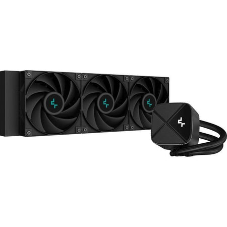DEEPCOOL - LS720S Zero Dark - CPU AIO con raffreddamento ad acqua - 3x120mm - Nero