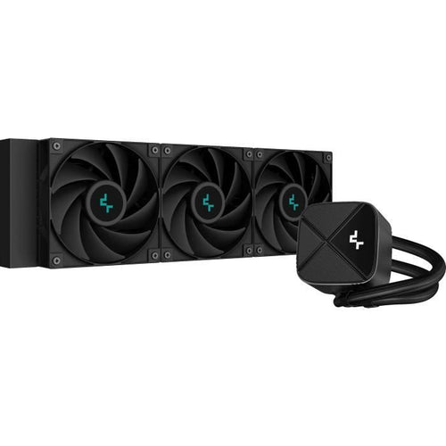 DEEPCOOL - LS720S Zero Dark - CPU AIO con raffreddamento ad acqua - 3x120mm - Nero