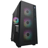 Custodia per PC - DeepCool - Matrexx 55 Mesh Aggiungi -rgb 4f (nero) - Box senza alimentazione - Torre centrale - E -ATX Formato