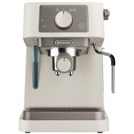 Macchina per caffè espresso - DELONGHI - STILOSA EC235.CR - Pompa solo - Bollitore in acciaio inox - Compatibile ESE - Lancia vapore - Finitura panna