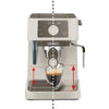Macchina per caffè espresso - DELONGHI - STILOSA EC235.CR - Pompa solo - Bollitore in acciaio inox - Compatibile ESE - Lancia vapore - Finitura panna