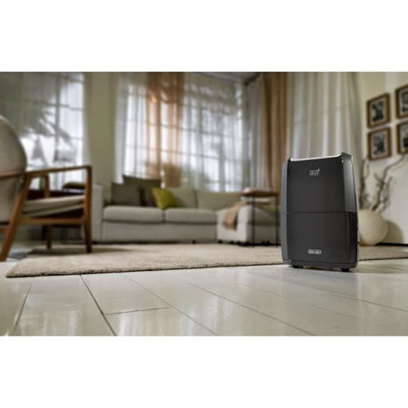 Deumidificatore - DELONGHI - Serbatoio 5 L - Capacità 21 L in 24 ore - 3 velocità di ventilazione - Wi-Fi