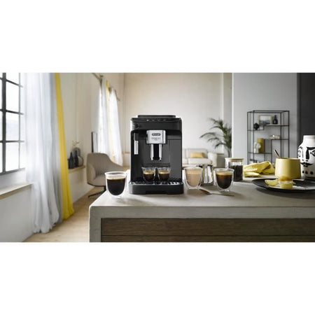 DELONGHI ECAM290.22.B - Máquina de café trituradora Magnifica Evo Espresso - 1450W - 3 bebidas - 1,8L - 250g de granos