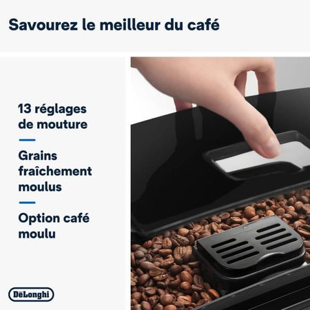DELONGHI ECAM22.140.B MAGNIFICA Cafetera automática con molinillo - Negro