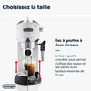 DELONGHI EC 685.W Máquina de espresso clásica de estilo Dedica - Blanco