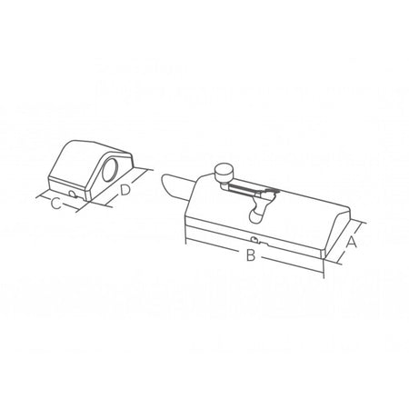 Deluxe Slam Barrel Bolt