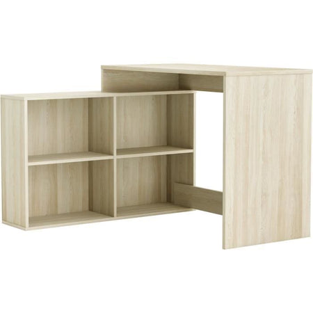NAGANO Scrivania ad angolo moderna decoro rovere Shannon - L 112 cm