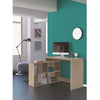 NAGANO Scrivania ad angolo moderna decoro rovere Shannon - L 112 cm