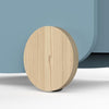 Carrello portaoggetti su ruote - FIRMIANA - Stile scandinavo - Blu tempesta e legno naturale - 49,8 x 35 x 52,5 cm - DEMEYERE