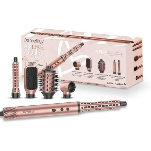 Spazzola asciugante - DEMELISS - AirLove Styler - Motore BLDC - 3 velocità - Funzione ionica - Silenziosa