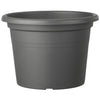 DEROMA Vaso per fiori rotondo Day R Antracite - 50 cm