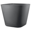 Vaso quadrato per fiori - DEROMA - Origin - 12 L - Grigio