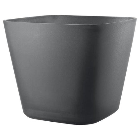 Vaso quadrato per fiori - DEROMA - Origin - 12 L - Grigio