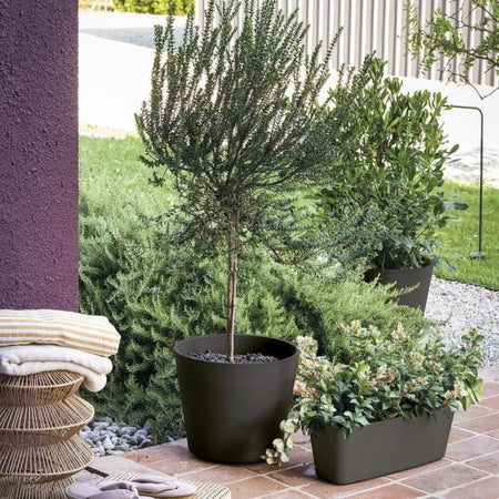 Fioriera - DEROMA - Origin - 18 L - Grigio